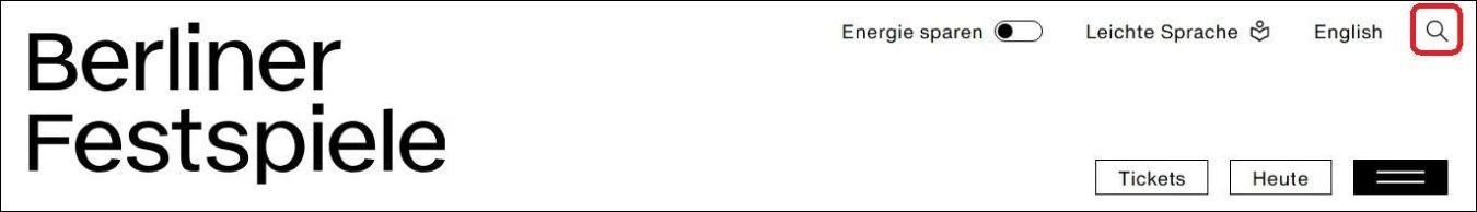 Ansicht der Navigationspunkte im Burger Menü