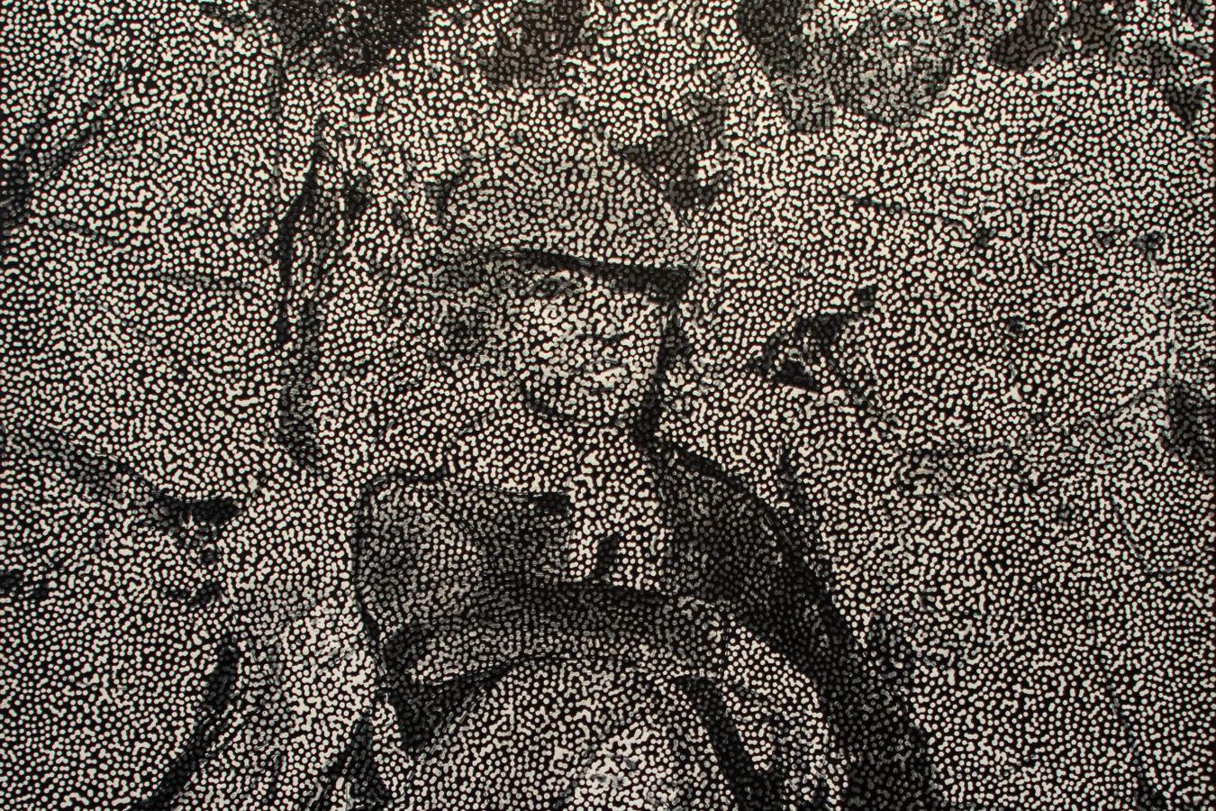 Daniel Boyd, RAINBOW SERPENT (VERSION), Installation view, Gropius Bau (2023)