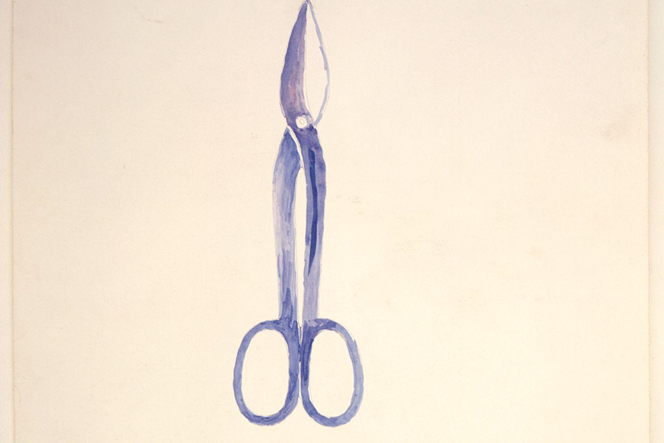 Watercolour and pencil on paper; 60.3 x 48.3 cm