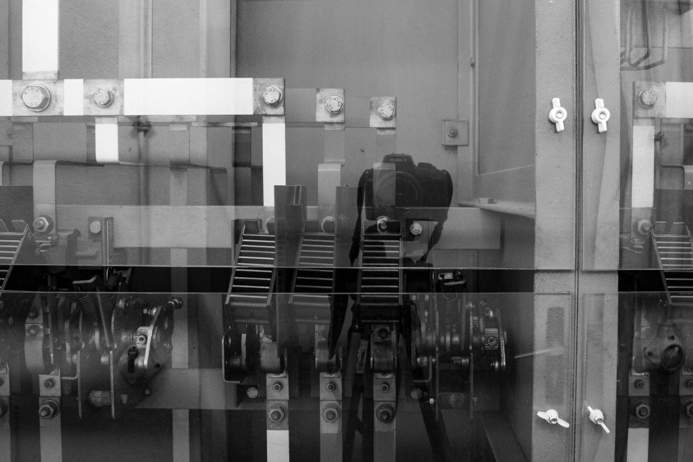 Ansicht der Umschaltzentrale im Haus der Berliner Festspiele vor dem Umbau 2010