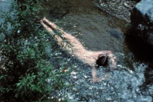 Ana Mendieta, Creek, 1974, photo: The Estate of Ana Mendieta Collection, LLC.,Courtesy Galerie Lelong & Co.