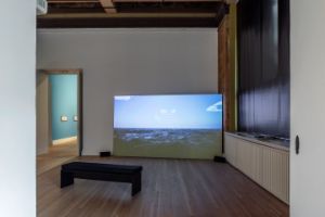 Indigo Waves and Other Stories: Re-Navigating the Afrasian Sea and Notions of Diaspora, Clara Jo, Installation view, Gropius Bau (2023)