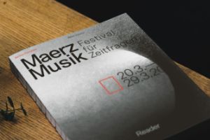 Cover of the MaerzMusik 2020 reader