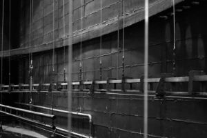 Ansicht der Vorhanggasse im Haus der Berliner Festspiele vor dem Umbau 2010