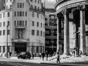 Das BBC Broadcasting House, 1984. Foto: flickr.com © Jonathan Brennan 1984
