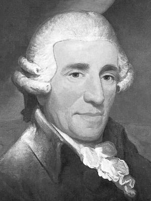 Joseph Haydn, oil painting by Thomas Hardy 1781